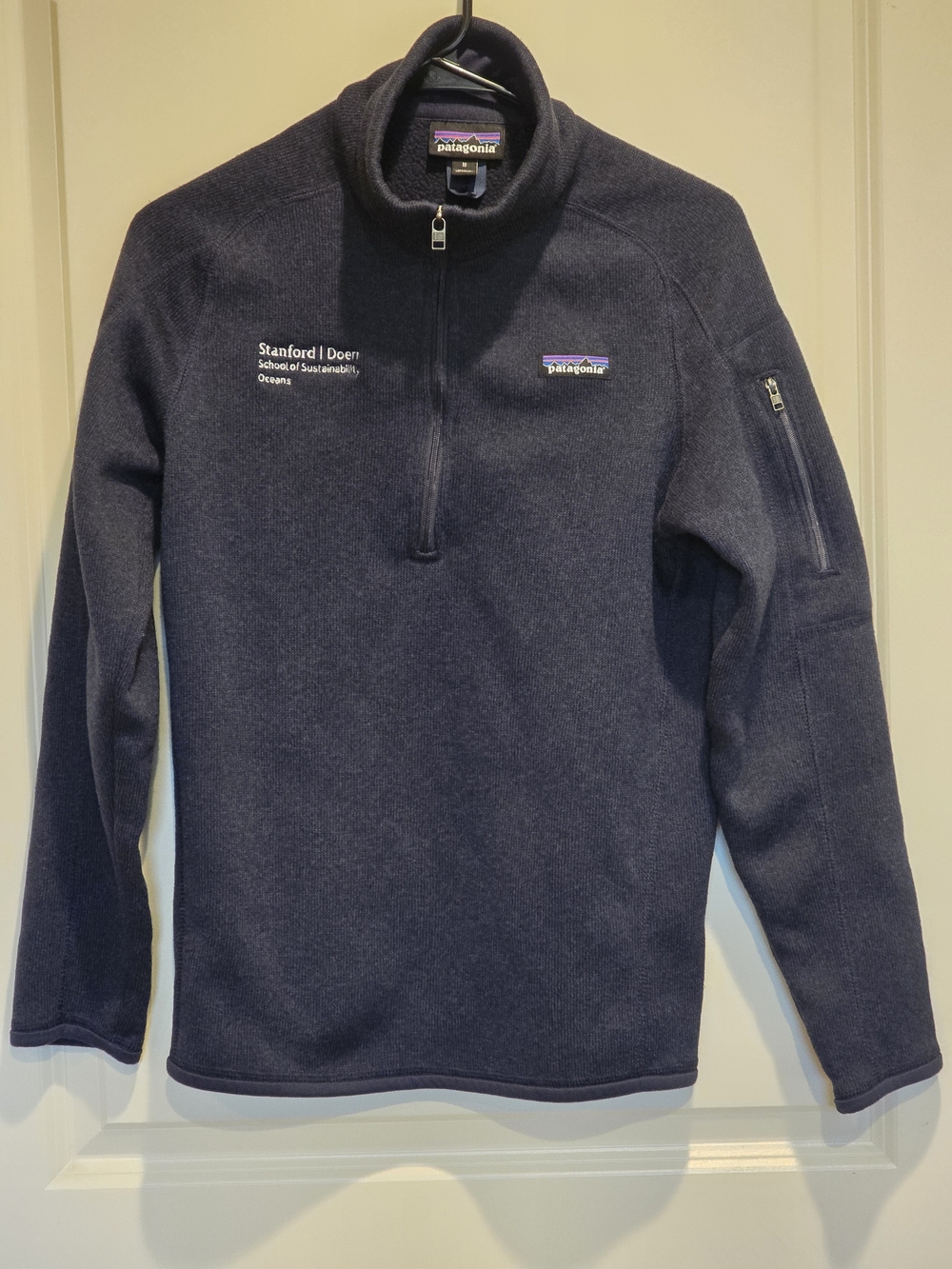 Patagonia Navy Quarter-Zip Fleece Pullover